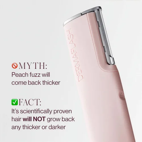 Vista 11 de DERMAFLASH LUXE+ Sonic Dermaplaning Tool for Face Peach Fuzz Removal, Anti-Aging and Exfoliation