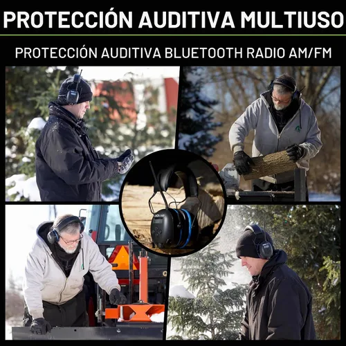Vista 2 de ISOtunes AIR DEFENDER Earmuffs: Comfortable Wireless unisex adult Hearing Protection Earmuffs with 40 Hour