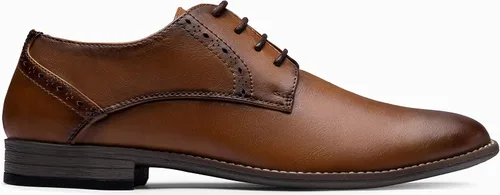 Vista 2 de Vostey Zapatos de vestir para hombre, zapatos Oxford formales, zapatos clásicos con cordones Derby