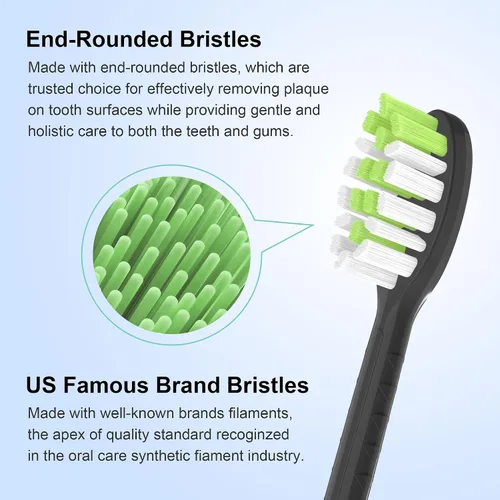 Vista 3 de Cabezales de repuesto para cepillos de dientes compatibles con Philips Sonicare One Cepillo de dientes eléctrico, cabezal de cepillo paquete de 10