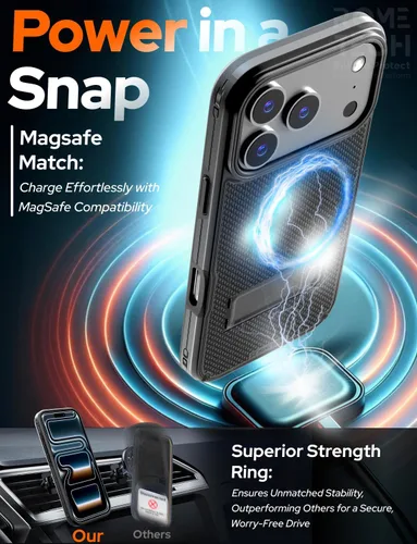Vista 6 de Funda diseñada para iPhone 17 Pro Max con funda de clip para cinturón