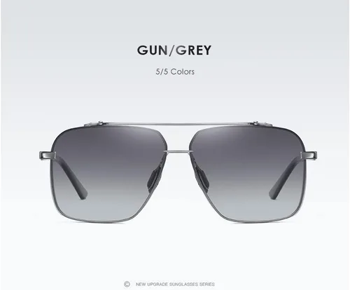 Vista 2 de Aoron Gafas de sol piloto masculinas y femeninas polarizadas UV400 gradiente multicolor espejo masculino y femenino gafas de sol piloto