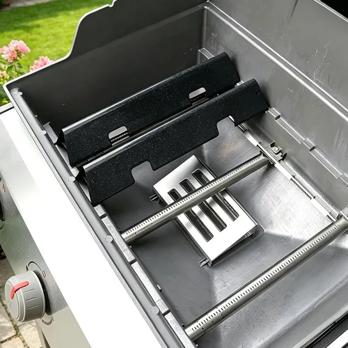 Vista 5 de SafBbcue Kits de piezas de parrilla para Weber Spirit II Serie 300 GS4 Parrillas de gas 7636 Barras aromatizantes 69787 Tubo de quemador 67060 Placa