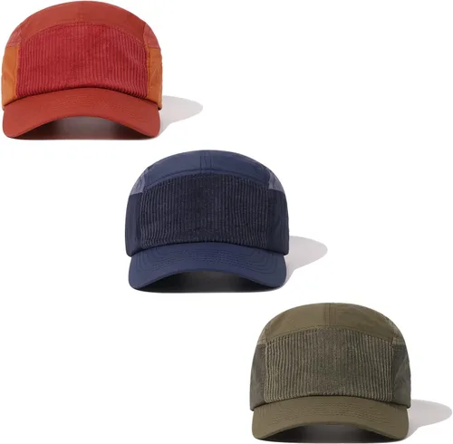 Vista 5 de Croogo Gorra de béisbol multicolor de 5 paneles, impermeable, Snapback, estilo urbano, estilo hip hop