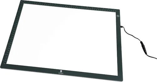 Vista 7 de Almohadilla de luz LED A4 ultrafina para trazado y dibujo, brillo regulable con función de memoria, ideal para artistas, diseñadores y artesanos