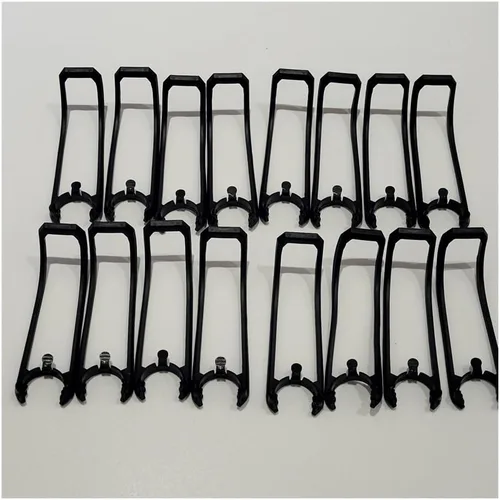 Vista 16 de Fit for E99 PRO 2 Mini Drone Spare Part Motor Arm Shell/Propeller/Protective Frame/Gears/Blade Clip Part DIY Accessory(12PCS Blade Guard)