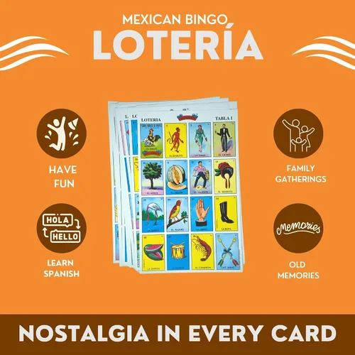 Vista 4 de El juego original de Loteria, Loteria Mexican Bingo, Loteria Mexicana, tarjetas La Loteria y fichas de bingo incluidas - 10 jugadores