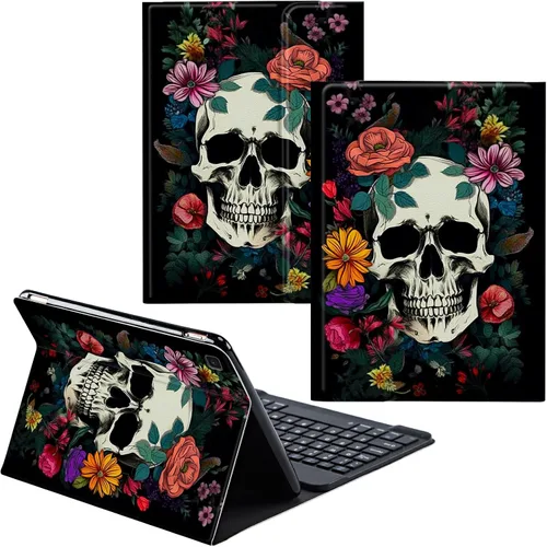 Vista 89 de Para Samsung Galaxy Tab S6 Lite Funda 2022/2020 Teclado Inalámbrico Desmontable Y Cubierta De Soporte De Cuero PU Funda Protectora Para Samsung