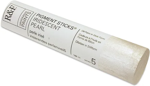Vista 88 de R&F Handmade Paints - Pigmento profesional al óleo en barra, naranja lizarina, 6.4 fl oz