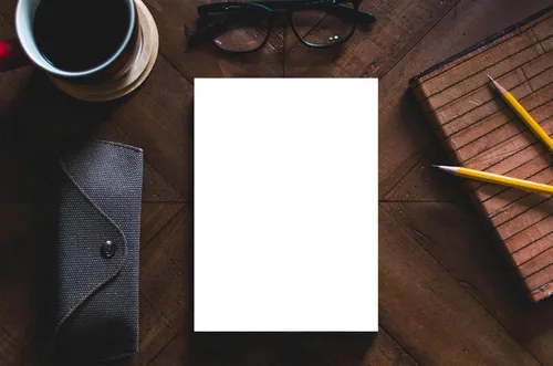 Vista 2 de Debra Dale Designs - Bloc de notas blanco de 5 × 7 – 13 blocs de notas sin rayas con respaldo de aglomerado – Bloc de notas duradero para el trabajo