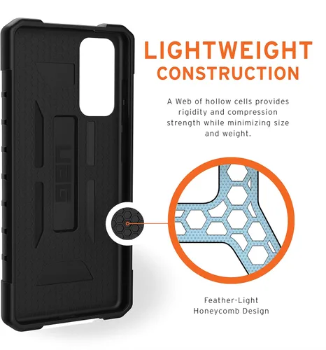Vista 10 de URBAN ARMOR GEAR UAG - Funda protectora para Samsung Galaxy S20 FE/FE 5G, resistente, ligera, delgada, a prueba de golpes, color negro