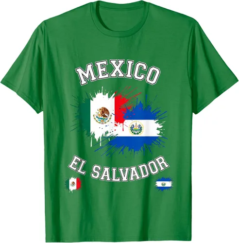 Vista 60 de Camiseta de recuerdo de la bandera vintage de El Salvador de México