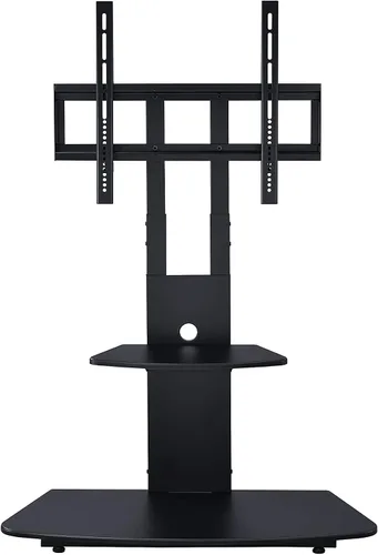 Vista 2 de Proman Porducts ST17176 Marco - Soporte para TV de hasta 86 pulgadas, altura ajustable y estantería, color negro