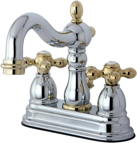 Vista 11 de Kingston KB1600AX - Grifo de baño central de 4 pulgadas, negro mate Mate negro