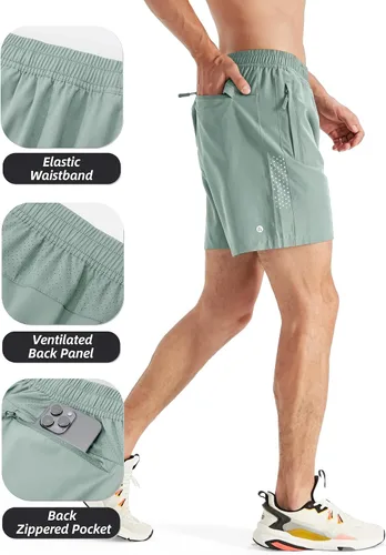 Vista 4 de HIFEOS Pantalones cortos deportivos para hombre, pantalones cortos de entrenamiento para correr, tenis, gimnasio, 5, 7, 9 pulgadas, cómodos