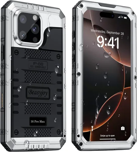 Vista 54 de Beasyjoy Funda para iPhone 12 - Impermeable, Grado Militar Resistente a Golpes con Protector de Pantalla Integrado, Protección Completa del Cuerpo
