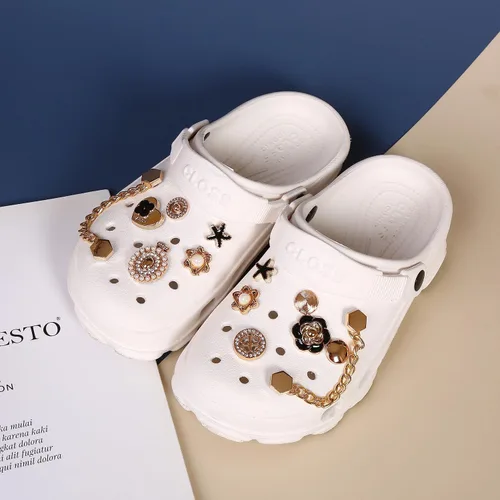 Vista 5 de Dijes para zapatos, adornos de zapatos, bonitos accesorios de zapatos para adolescentes, niños y adultos, dijes estéticos de decoración de zapatos