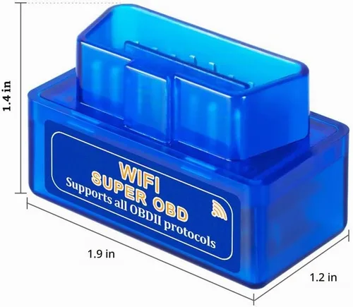 Vista 2 de Escáner OBD2 WiFi para Android iOS (iPhone iPad), Herramienta de escaneo y diagnóstico automotriz Launchh OBDII, escáner de diagnóstico para autos