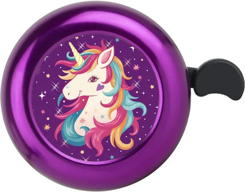 Vista 6 de Unicorn Bike Bell for Kids Girls Boys Flor