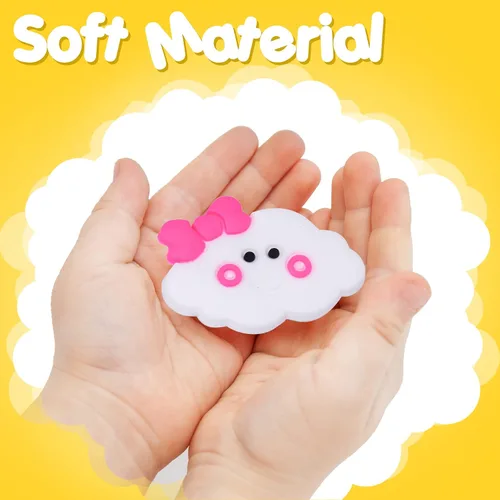 Vista 3 de Adorables dijes de zapatos favoritos para niñas que se adaptan a decoraciones de zapatos zuecos pines de zapatos ideales para niñas niños y mujeres