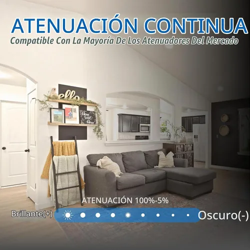 Vista 4 de ECOELER 3CCT - Luz LED de disco, luces de techo empotrables regulables de 6 pulgadas, 16.5 W 1000 lm, 3000 K/4000 K/5000 K seleccionables, adecuadas