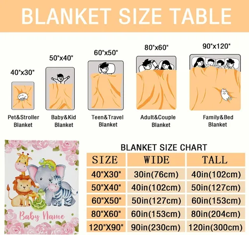 Vista 4 de Manta de bebé personalizada para niñas y niños, manta de bebé personalizada con nombre para niños pequeños, niños, ducha, recién nacidos, guardería