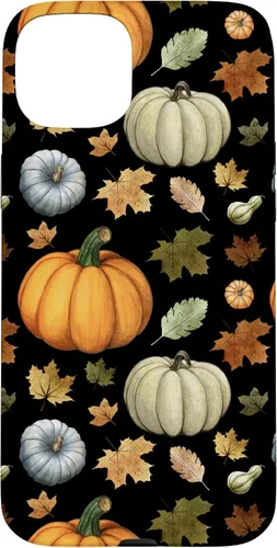 Vista 9 de iPhone 16 Falling Leaves Autumn and Pumpkin Happy Fall Case