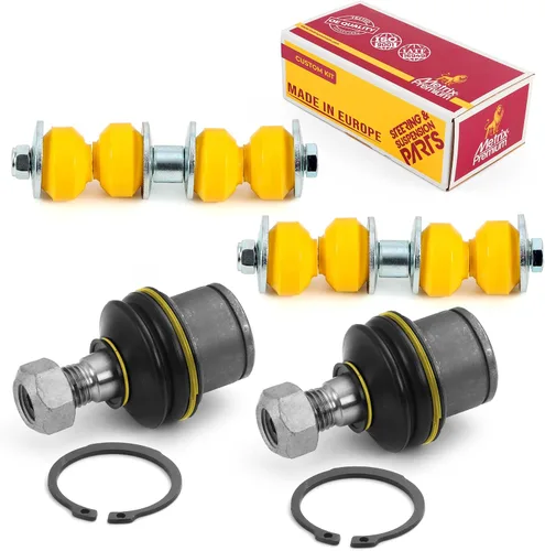 Vista 40 de Metrix Premium Chassis Parts - Juego de 4 piezas de articulación de rótula superior y barra estabilizadora delantera para Ford Ranger RWD 1998-2011
