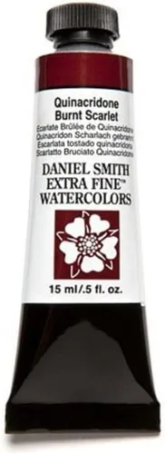 Vista 5 de Daniel Smith 284600086 - Tubo de pintura extra fino para acuarela, 0.5 fl oz, quinacridona, naranja quemado, 0.5 onzas líquidas (paquete de 1)