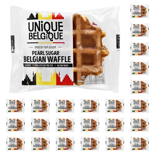 Vista 7 de Auténticos waffles belgas importados de azúcar de perlas (tradicionales, [2x] 3.53 onzas y [3x] 2.7 onzas de gofres)