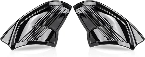 Vista 4 de Placas de cubierta de carenado interior delantero de murciélago para Harley Touring Electra Glide 1996-2013 Street Glide 2006-2013 Tri Glide Negro