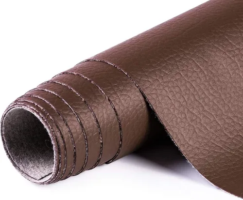 Vista 21 de ANMINY - Tela de piel sintética de vinilo de 54 pulgadas de ancho para tapicería por yarda, de 0.7MM de grosor, cuero PU suave, material de vinilo