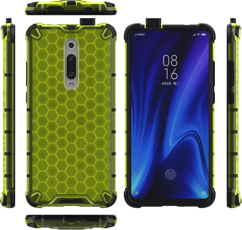 Vista 42 de Pzwoxukhov Funda compatible con Redmi A1, compatible con Redmi A2 Honeycomb Anti-caída Absorción de Golpes Negro