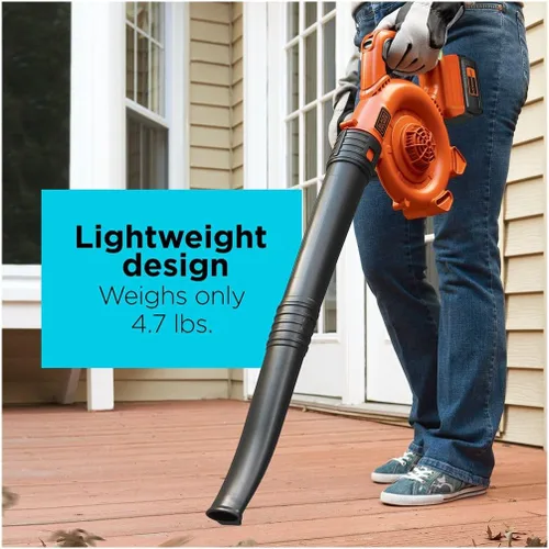 Vista 4 de Barredora de iones de litio Black and Decker de 40 V, Incluye batería de 40V, 24, Negro