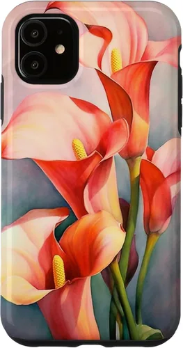 Vista 8 de Calla Lilies Flower Floral Watercolor Case for iPhone 17