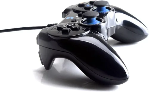 Vista 5 de ZD-V control de juegos cableado con USB color negro para PC compatible con Windows XP7810 PlayStation 3 Android