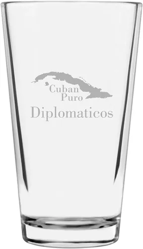 Vista 15 de Montecristo Cuban Cigar Temático Grabado 16oz Vaso de Pinta