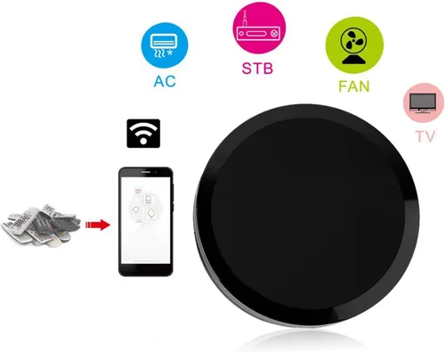 Vista 6 de Hub de control IR, universal inteligente eléctrico infrarrojo puerta de enlace compatible con APP Control remoto, sensor inteligente
