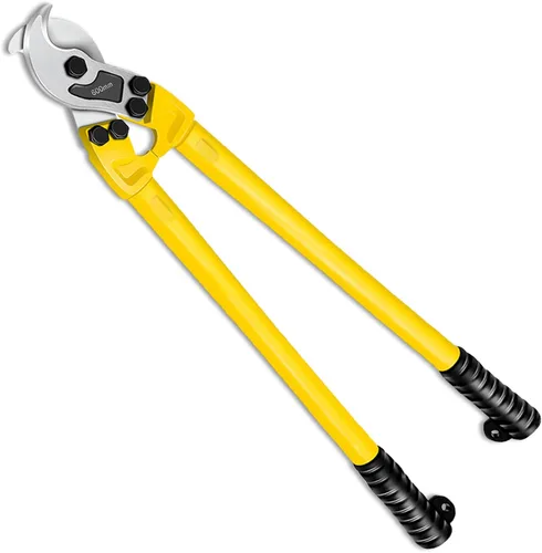 Vista 7 de AUPREX Cortador de cable resistente de 18 pulgadas con mango largo, cortador de cable de acero al carbono endurecido para cable de aluminio, alambre