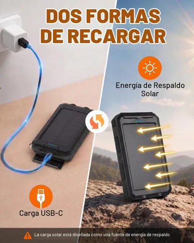 Vista 3 de Banco de energía (negro flash)