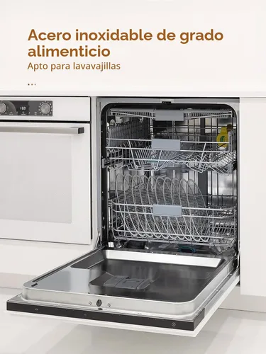 Vista 9 de Reemix Deshidratador de alimentos de acero inoxidable de 10 bandejas