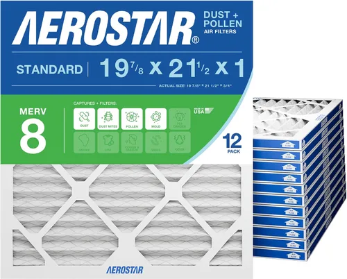 Vista 10 de Aerostar Multi - Filtro de aire de 1 pulgada para aire acondicionado y horno, Blanco