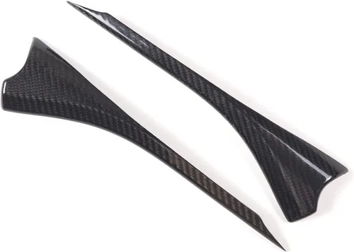 Vista 6 de Daeiclru Panel de puerta interior de automóvil de fibra de carbono real compatible con Chevrolet Corvette C8 2020-2023, tira decorativa para puerta