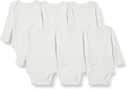 Vista 18 de Amazon Essentials Body unisex de manga larga para bebés, paquete de 6