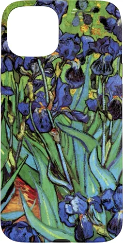 Vista 9 de Irises by Vincent Van Gogh, Flowers in a Garden - Carcasa para iPhone 17