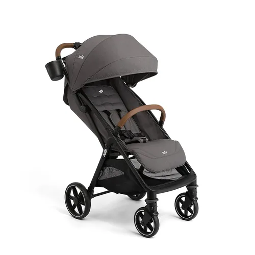 Vista 10 de Joie Nutmeg - Cochecito de viaje compacto, ligero, con plegado con una sola mano, reclinable, multiposición, para recién nacidos a niños pequeños