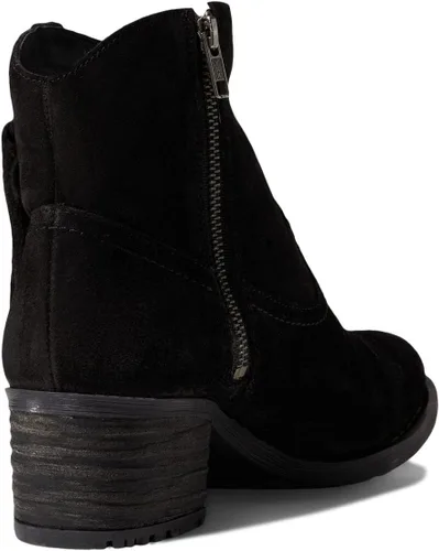Vista 5 de Alondra - Botas vaqueras con tacón de bloque con flecos para mujer
