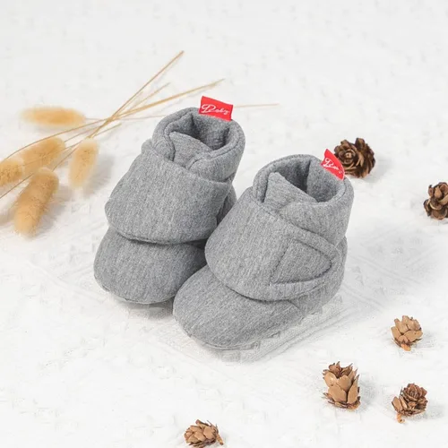 Vista 55 de Sawimlgy - Botines de algodón antideslizantes para recién nacido, con agarre, para cuna o para el invierno