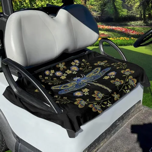 Vista 12 de Accesorios para carrito de golf, protector de toalla de asiento de carrito de golf, protector de toalla decorativo anti-caliente, para coche club
