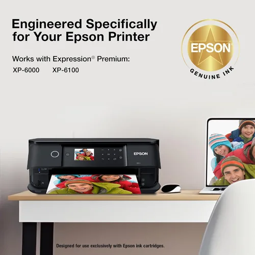 Vista 3 de Epson 302 Claria Premium Ink de Alta Capacidad (T302XL020-S) Funciona con Expression Premium XP-6000, XP-6100